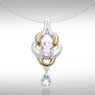 Blaque Interwoven Pendant MPD816 - Jewelry