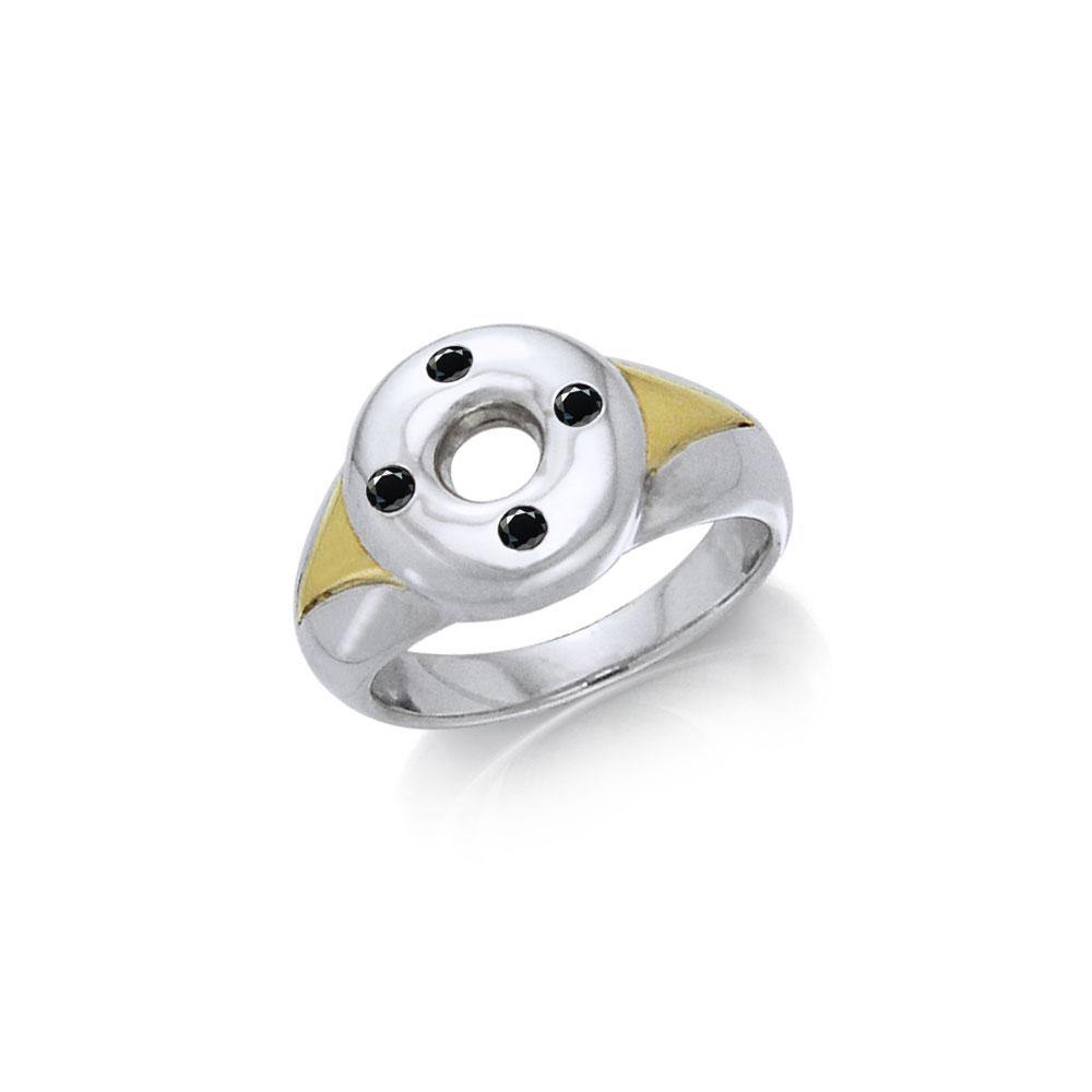 Blaque Circular Ring MRI448 - Jewelry
