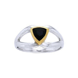 Blaque Triangle Solitare Ring MRI474 - Jewelry