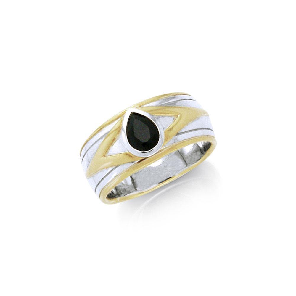 Blaque Teardrop Solitare Ring MRI476 - Jewelry