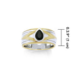 Blaque Teardrop Solitare Ring MRI476 - Jewelry