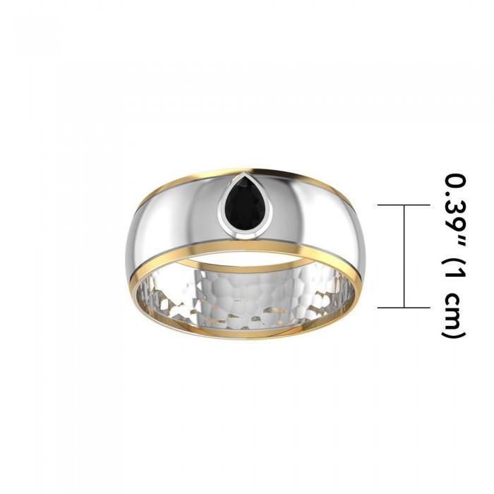 Blaque Teardrop Solitare Ring MRI477 - Jewelry