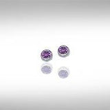 Yin Yang Silver Post Earrings NE016 - Jewelry