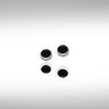 Yin Yang Silver Post Earrings NE016 - Jewelry