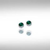 Yin Yang Silver Post Earrings NE016 - Jewelry