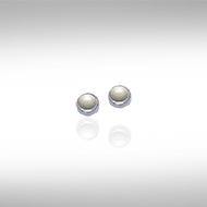 Yin Yang Silver Post Earrings NE016 - Jewelry