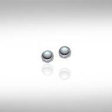 Yin Yang Silver Post Earrings NE016 - Jewelry