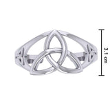 Celtic Triquetra Knot Silver Bracelet TBA004 - Jewelry