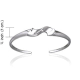 Silver Elegance Cuff Bracelet TBA075 - Jewelry