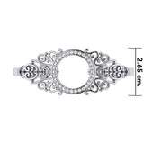 Treasured Memories are Kept in BreeZee Antique Design Silver Bangle TBA136 - Jewelry
