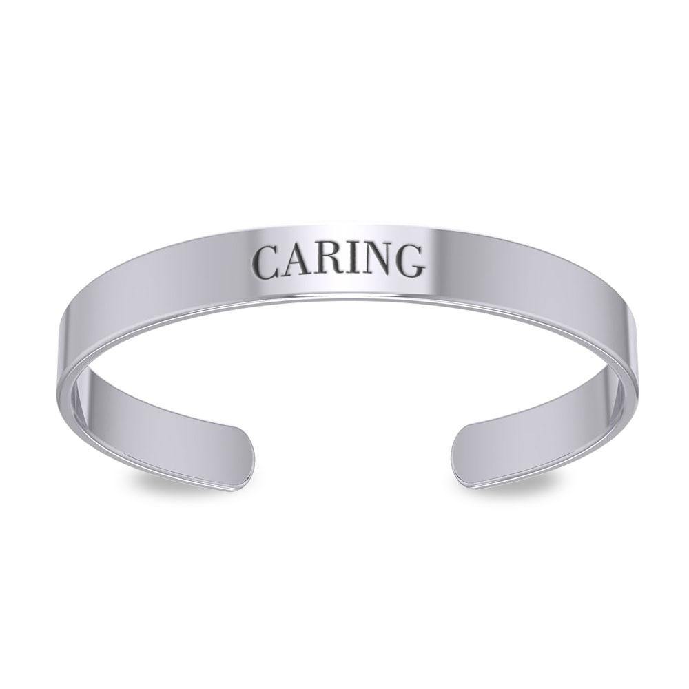 Small Silver Cuff Bracelet Words That Matter TBA194 - Jewelry
