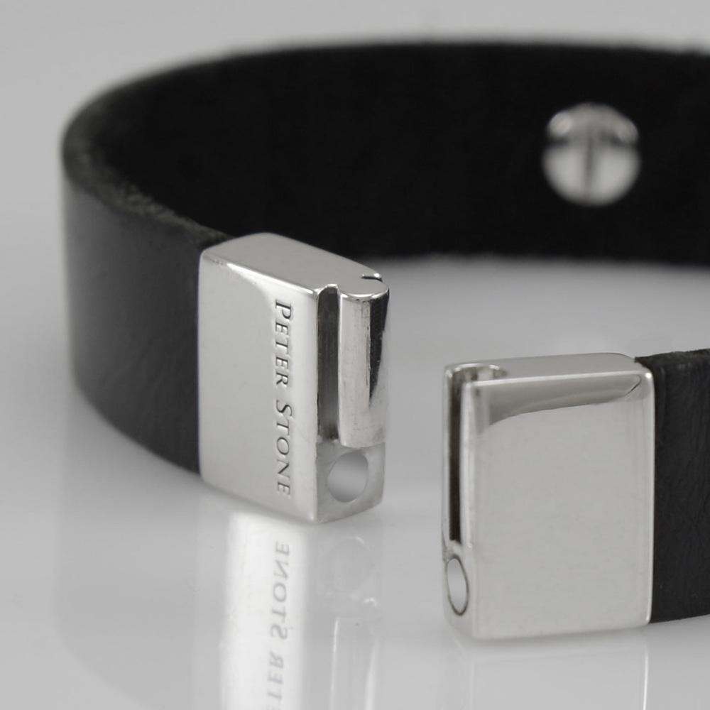 Words That Matter Leather bracelet with Magnetic Lock TBA208 - Jewelry