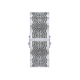 Large Silver Elegance Solid Celtic Knot Bangle with open lock TBA213 - Jewelry