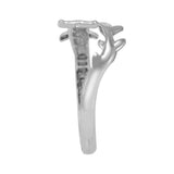 Hammerhead Shark Silver Cuff Bracelet with open lock TBA221 - Jewelry