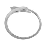 Dolphins Sterling Silver Cuff Bracelet with Locking System TBA274 - Jewelry