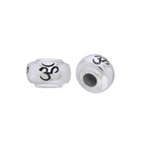 Om Symbol Silver Bead TBD013