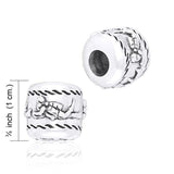 Cylinder Scuba Diver Silver Bead TBD036 - Jewelry