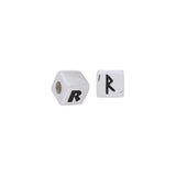 R Rune Bead TBD069 - Jewelry