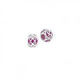 Round Filligree Bead with Enamel Accents TBD093 - Jewelry