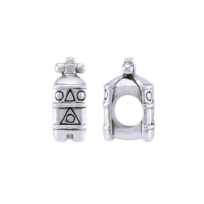Dive Tank Sterling Silver Bead TBD149 - Jewelry