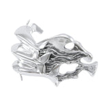 Dolphins Sterling Silver Cuff Bracelet TBG047 - Jewelry