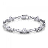 Irish Claddagh Silver Bracelet TBG254