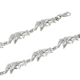 Sterling Silver Dolphins Bracelet TBG324