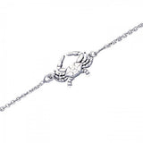 Silver Crab Anklet TBG371 - Jewelry