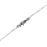 Twin Dolphins Silver Anklet TBG374 - Jewelry