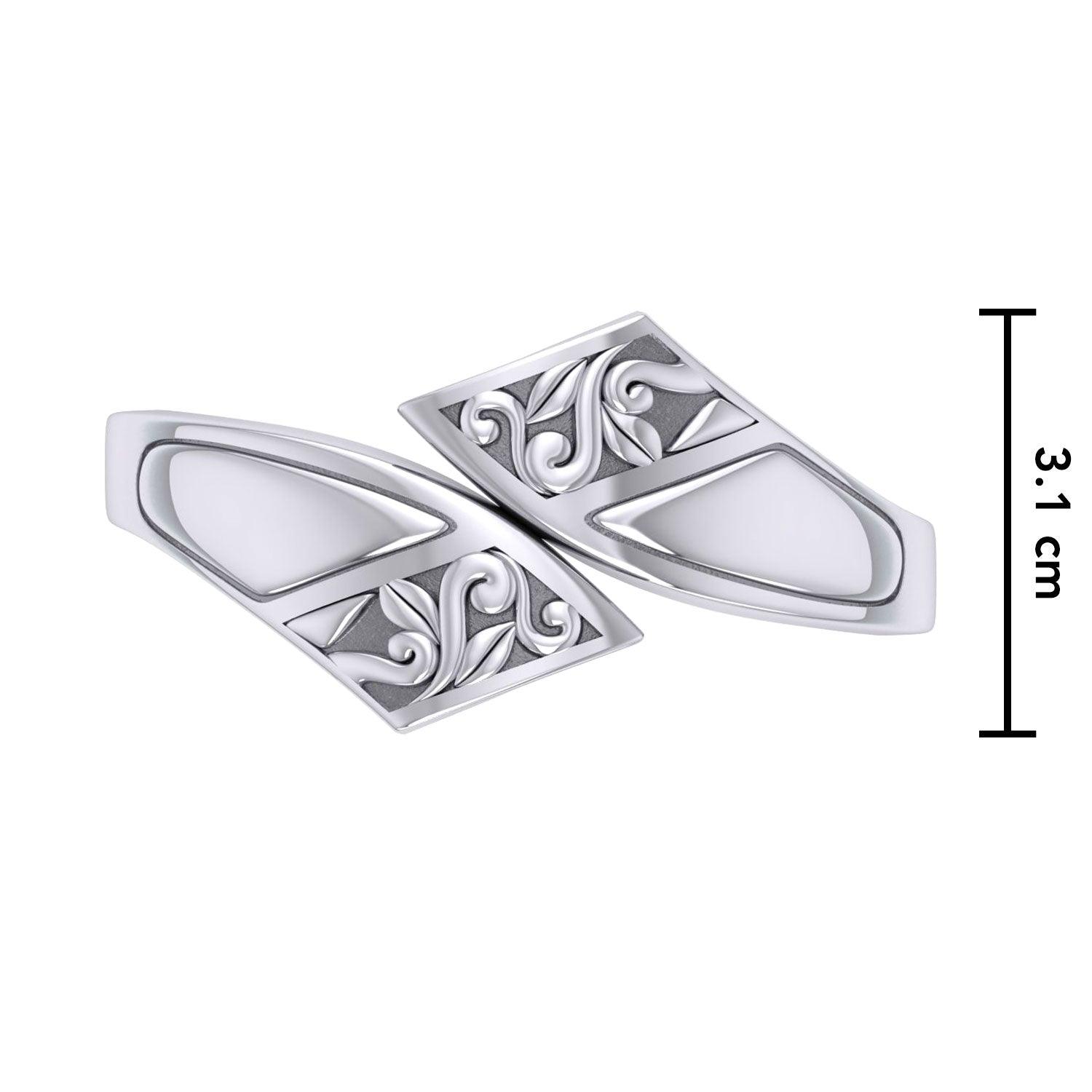 Spring Leaves Cuff Bracelet TBG441 - Jewelry