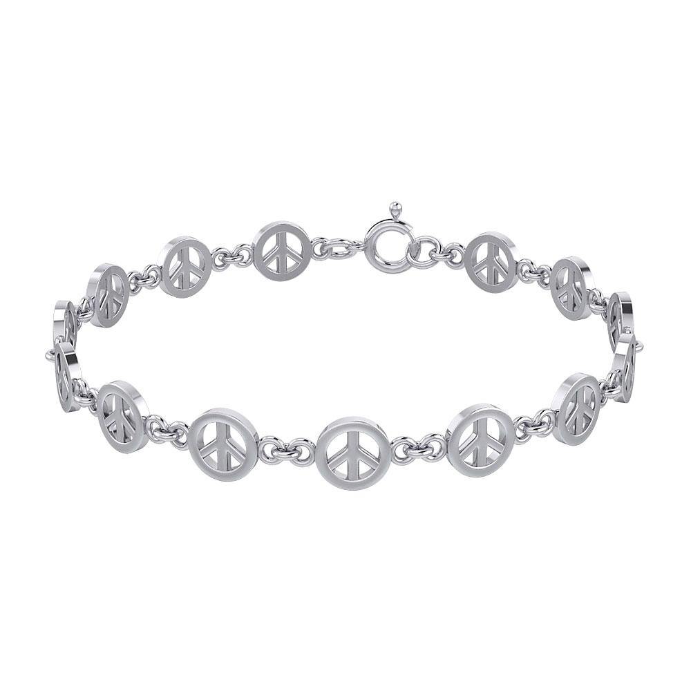 Peace Symbol Bracelet TBG653 - Jewelry
