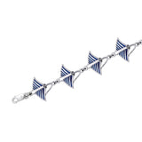 Eagle Ray Sterling Silver Link Bracelet TBL021 - Jewelry