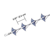 Eagle Ray Sterling Silver Link Bracelet TBL021 - Jewelry