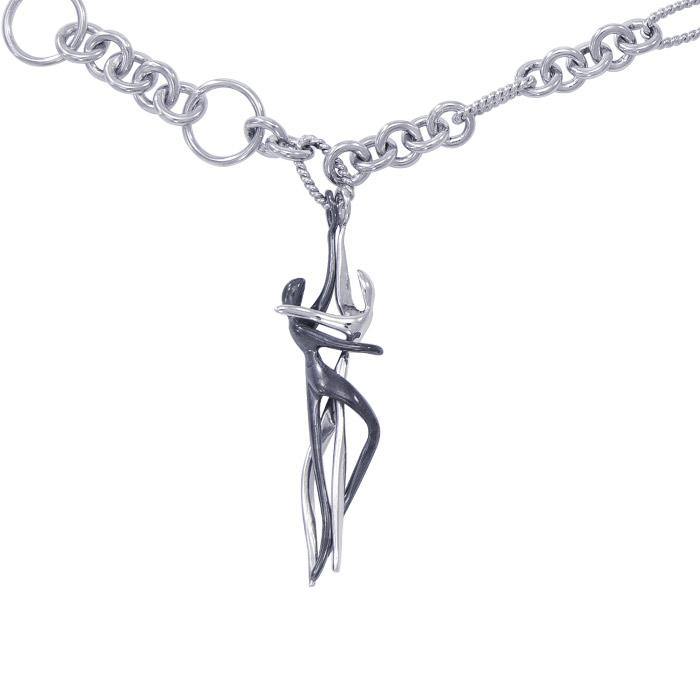 Yin Yang Lovers Silver Bracelet TBL050 - Jewelry