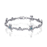Celtic Irish Claddagh Link Bracelet TBL085 - Jewelry