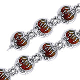 Moons Celestial Sterling Silver Bracelet with Enamel TBL090 - Jewelry