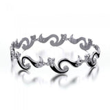 Celtic Knotwork Sterling Silver Earrings with Multi Stone TBL122