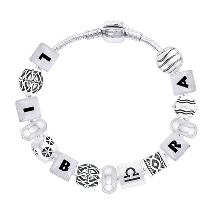 Libra Astrology Bead Bracelet TBL335 - Jewelry
