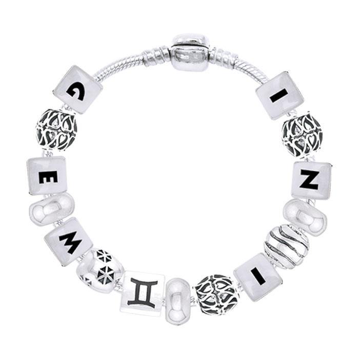Gemini Astrology Bead Bracelet TBL337 - Jewelry