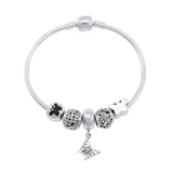 Butterfly’s beautiful triumph ~ Sterling Silver Jewelry Bead Bracelet TBL356 - Jewelry