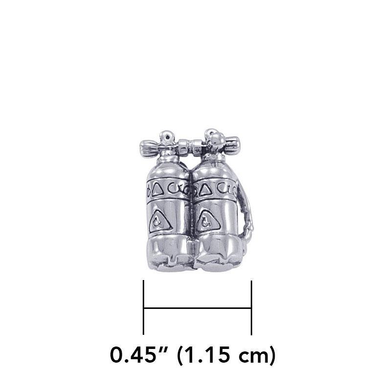 Twin Tank Sterling Silver Brooch TBR358 - Jewelry