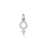 Female Symbol Silver Charm TC072 - Jewelry