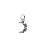 Celtic Spiral Crescent Moon TC1084