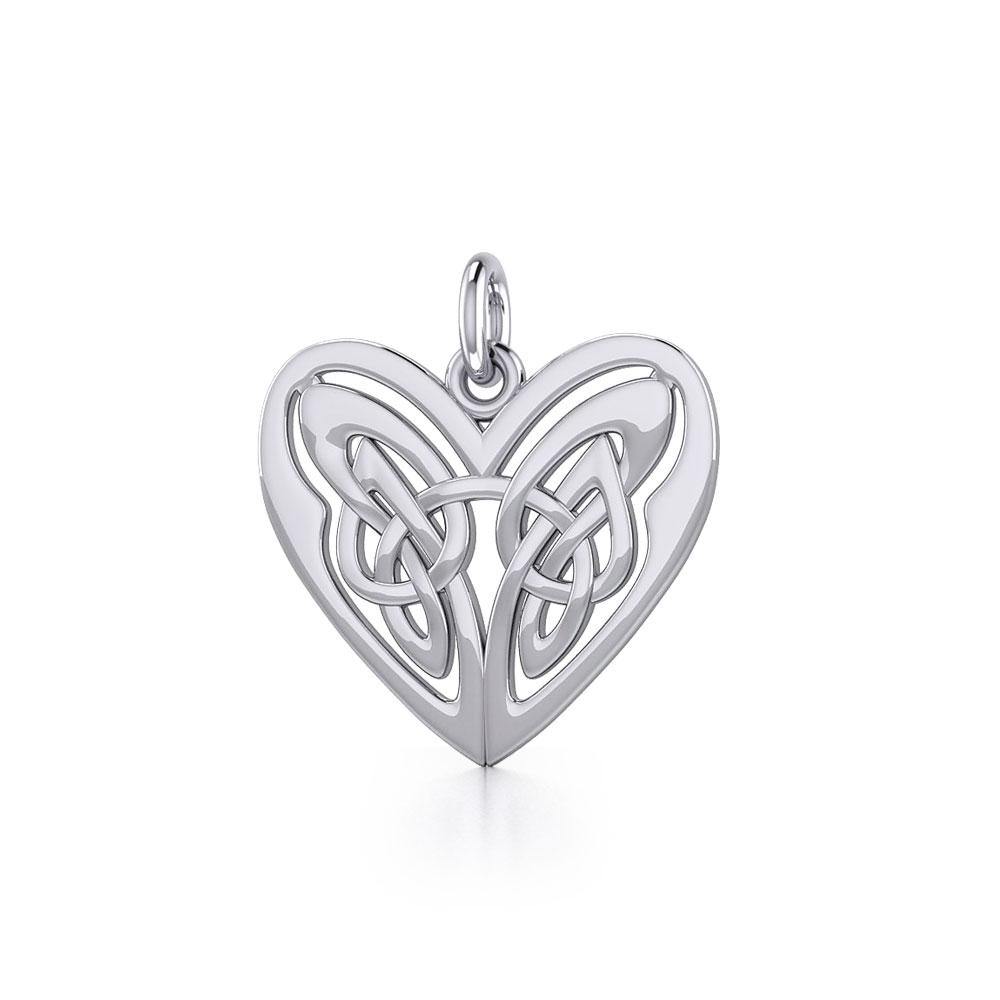 Eternal Heart Celtic Knots Silver Charm TC1088 - Jewelry