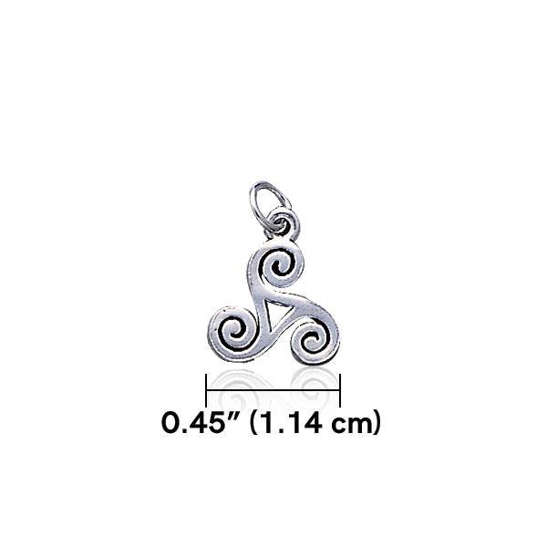 Celtic Triskelion Silver Charm TC246 - Jewelry