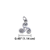 Celtic Triskelion Silver Charm TC246 - Jewelry