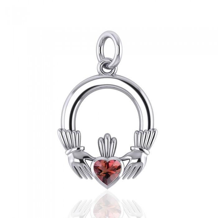 Celtic Claddagh Silver Charm TC318 - Jewelry