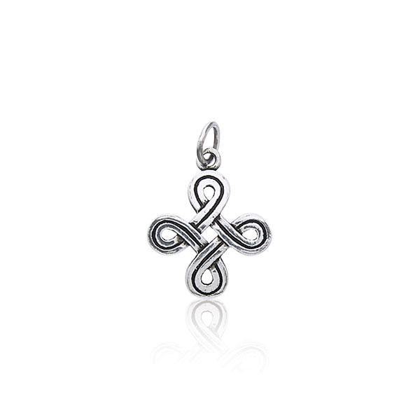 Shield Knot Silver Charm TC433 - Jewelry