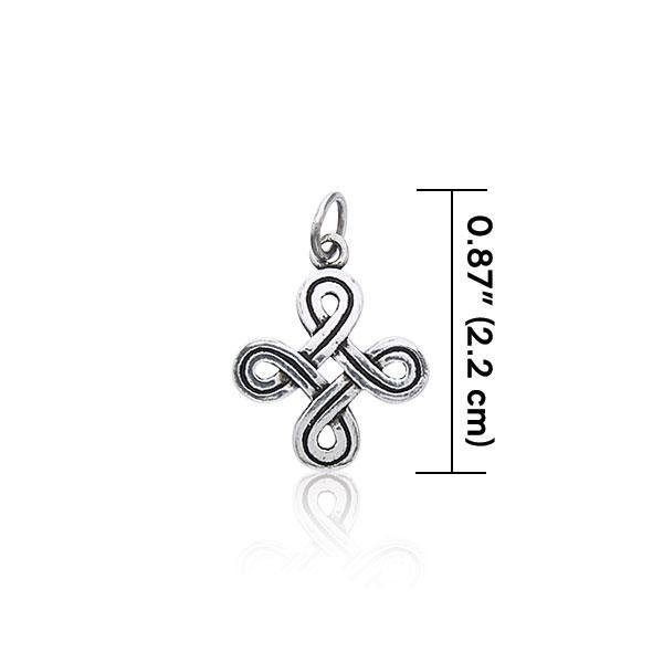 Shield Knot Silver Charm TC433 - Jewelry