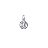 Filigree Ball Silver Charm TC459 - Jewelry